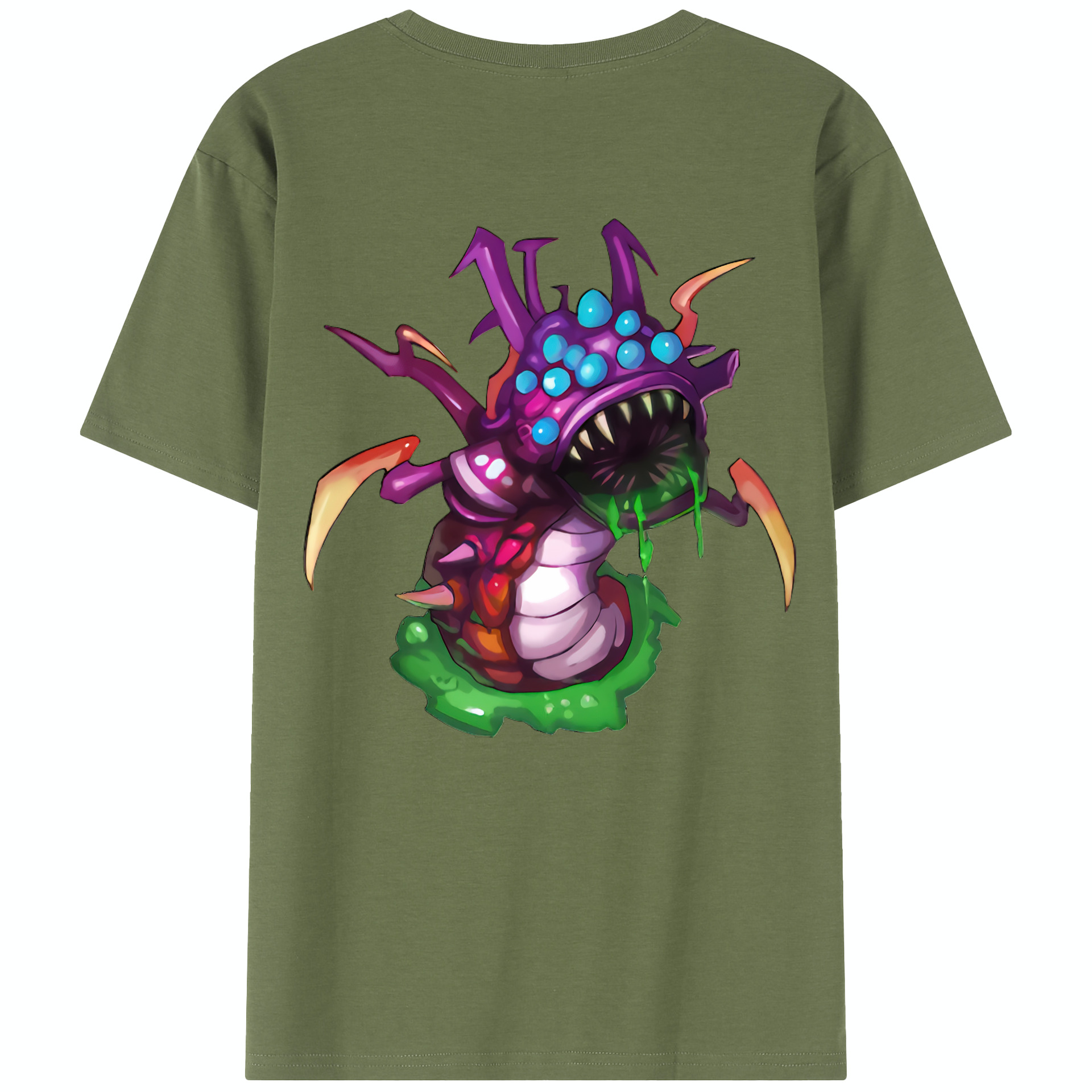リーグ・オブ・レジェンド League of Legends LOL 綿100％半袖Tシャツ（背面プリント）